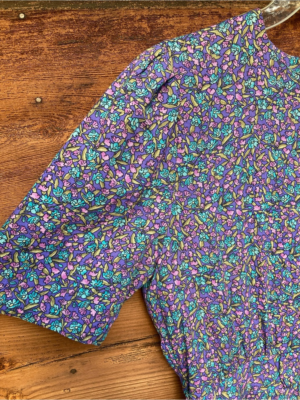 90s Floral Midi Dress